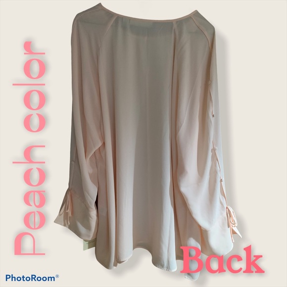 Sejour peach or cream color color blouse 🌸 - Picture 2 of 5